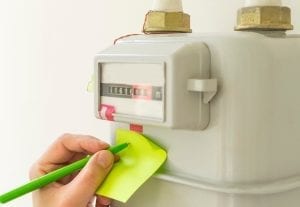el contador del gas natural